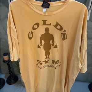 Gold’s Gym Men's Yellow T-Shirt